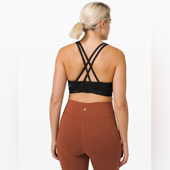 Lululemon Energy Bra Medium Support B-D cups: Heritage 365 Camo Deep Coal Multi - Picture 2 of 4